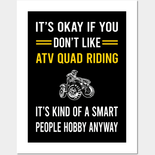 Smart People Hobby ATV Quad Riding Posters and Art